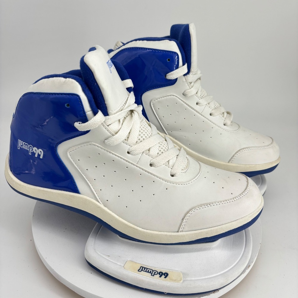 Jump99 Plyometric Training Shoes Mens 10 Blue White Vertical Jump Sneakers Rare